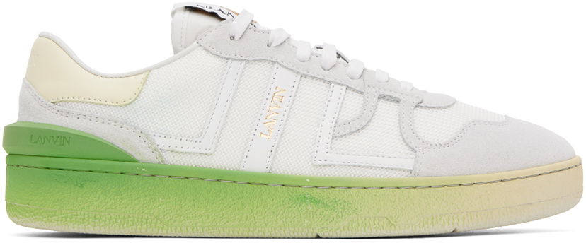 Tenisky a topánky LANVIN White & Yellow Clay Sneakers Biela | FM-SKDK00-MESP-P23