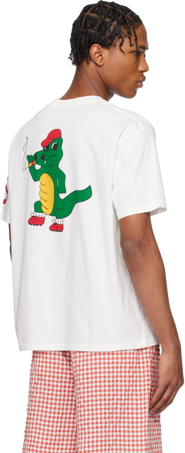 Tričko Bode Bode Reptile Rec Henley T-Shirt Biela | MRS25CS029, 2