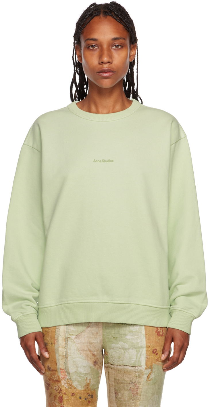 Mikina Acne Studios Organic Cotton Sweatshirt Zelené | AI0067-, 0