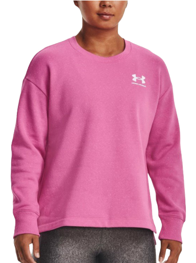 Mikina Under Armour Rival Fleece Sweatshirt Ružová | 1369423-659