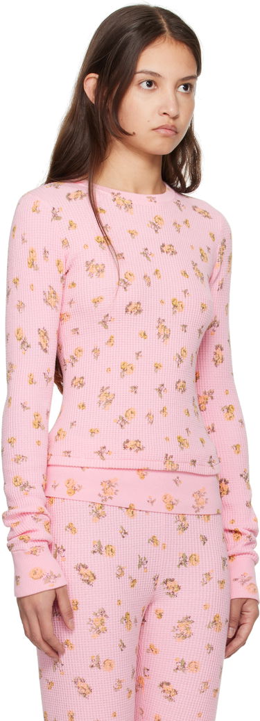 Tričko GUIZIO Guizio Long Sleeve Rosebud Thermal Top Biela | H24101K082, 4
