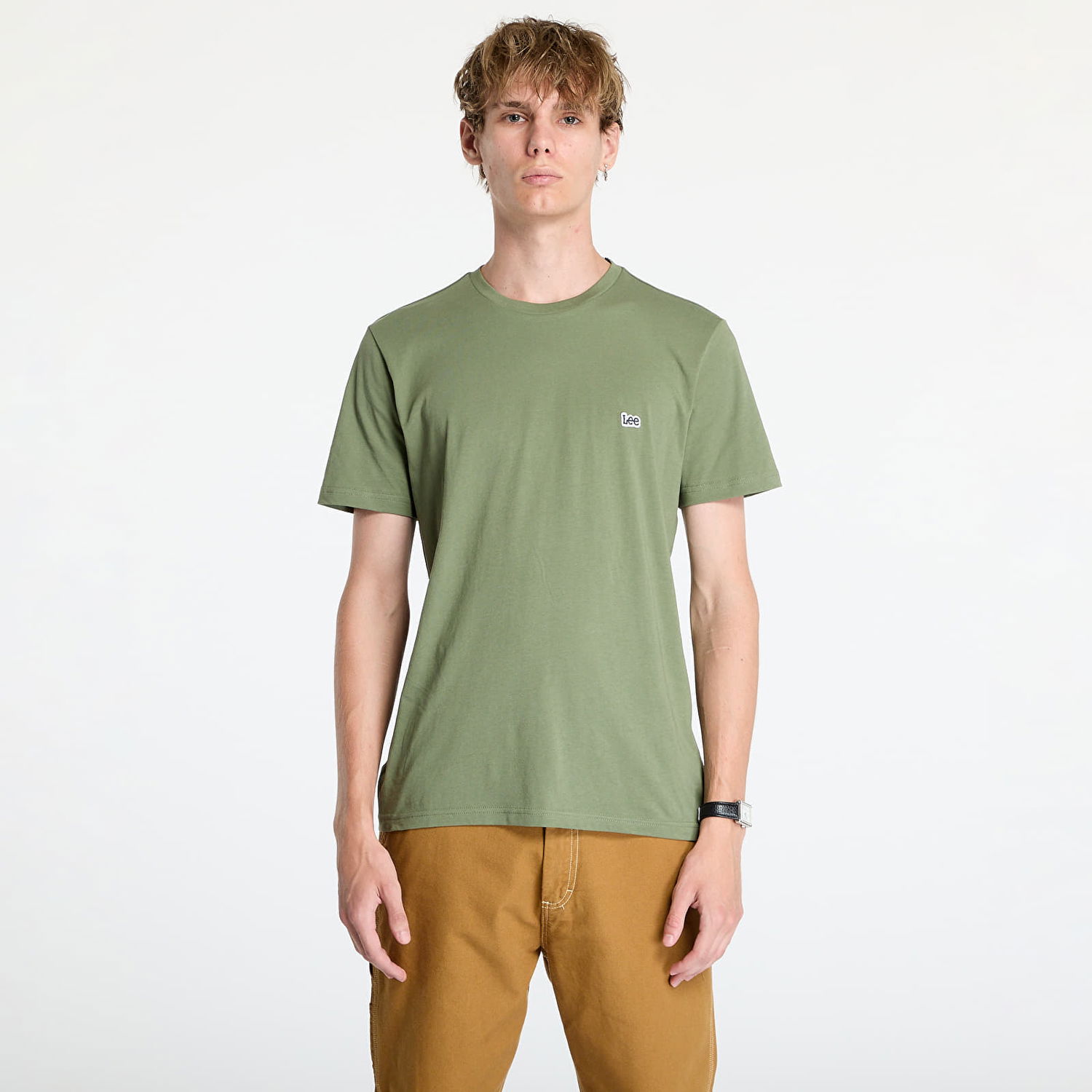 Tričko Lee Ss Patch Logo Tee Mercantile Green Zelené | 112355586, 0
