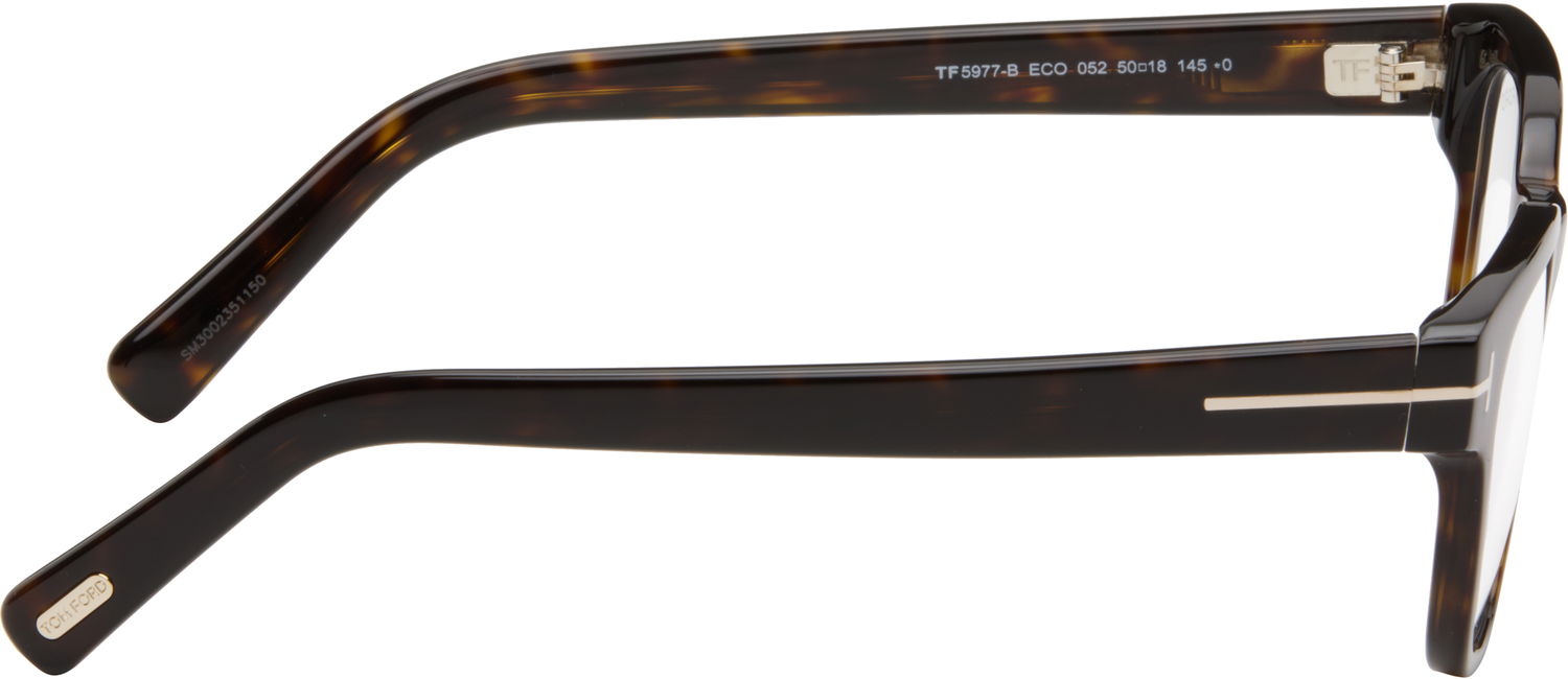 Slnečné okuliare Tom Ford Tom Ford Square Blue Block Glasses Hnedá | FT5977-B_50052, 1