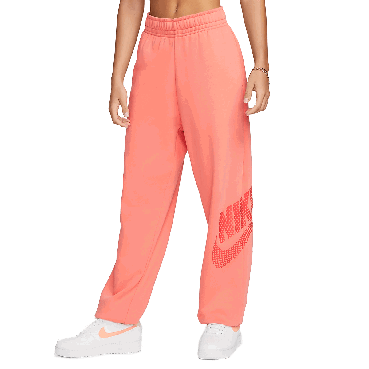 Tepláky Nike NSW Oversized Fleece Sweatpants Oranžová | DZ4603-814, 0