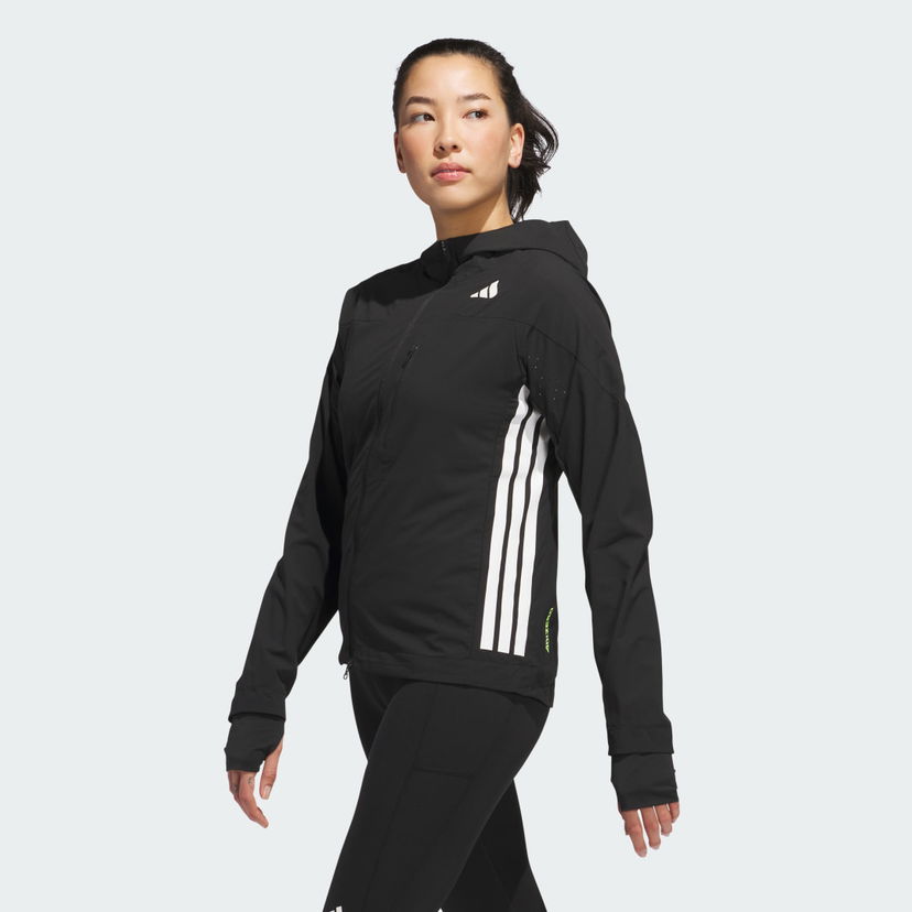 Bunda adidas Performance Adizero Running Jacket Čierna | JC6646