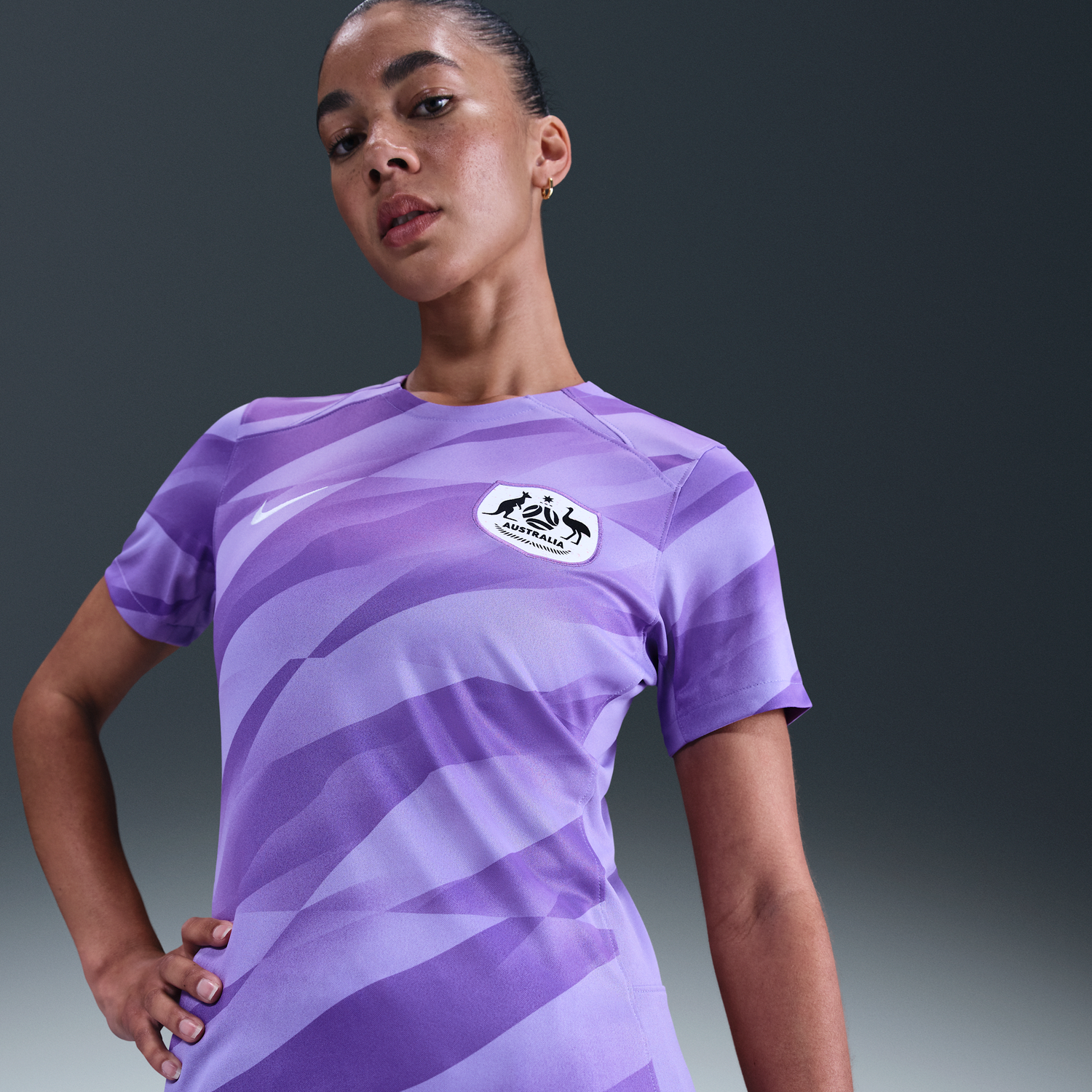 Dres Nike Australia Stadium 2024 Replica Goalkeeper Soccer Jersey Fialová | HM5497-567, 0