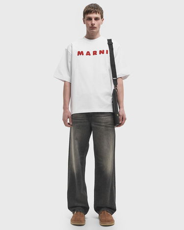 Tričko Marni Marni Logo T-Shirt Biela | HUMU0223S1-00W01, 2