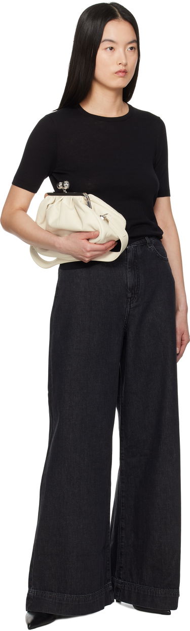 Sveter Max Mara Weekend Max Mara Zibetto Knit T-Shirt Čierna | 2515361041600, 3