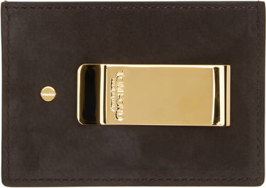 Peňaženka Tom Ford TOM FORD Nubuck Money Clip Card Holder Hnedá | Y0341-LCL449G, 1