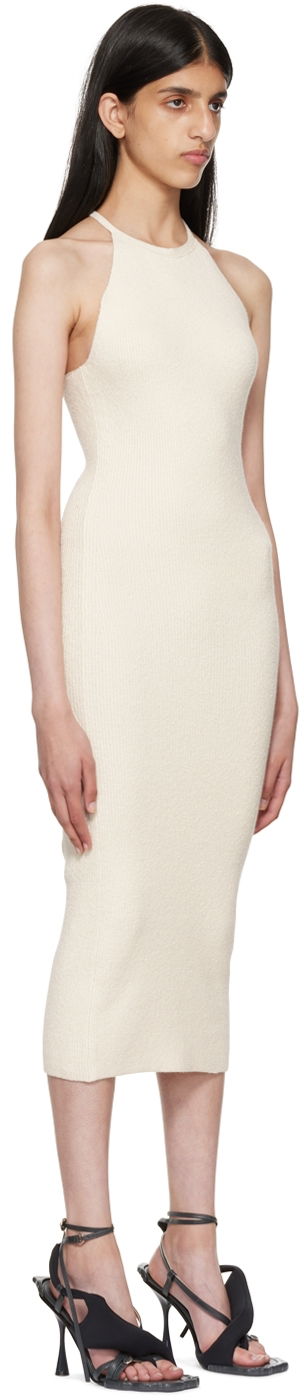Šaty Helmut Lang Helmut Lang Beaded Tank Midi Dress Biela | M05HW702, 1