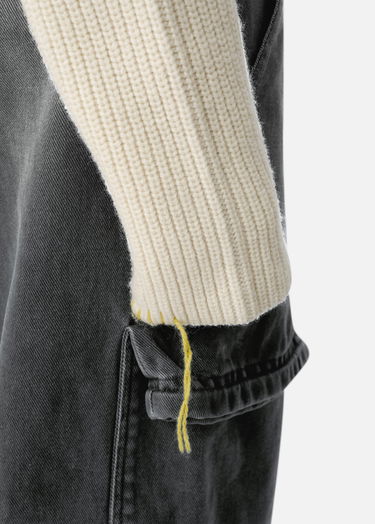 Sveter AXEL ARIGATO Cropped Knit Cardigan Biela | A3359002, 8
