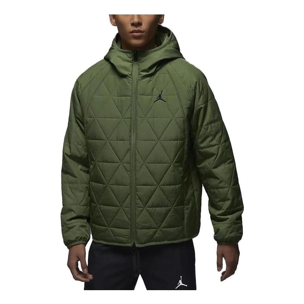 Prešívaná bunda Jordan Men's Therma-FIT Quilted Jacket Zelené | FD2638-340, 0