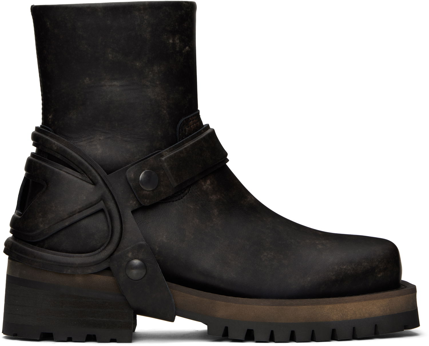 Oblečenie Diesel D-Texan-Harness Boots Čierna | Y03433-P4792-H9800, 0