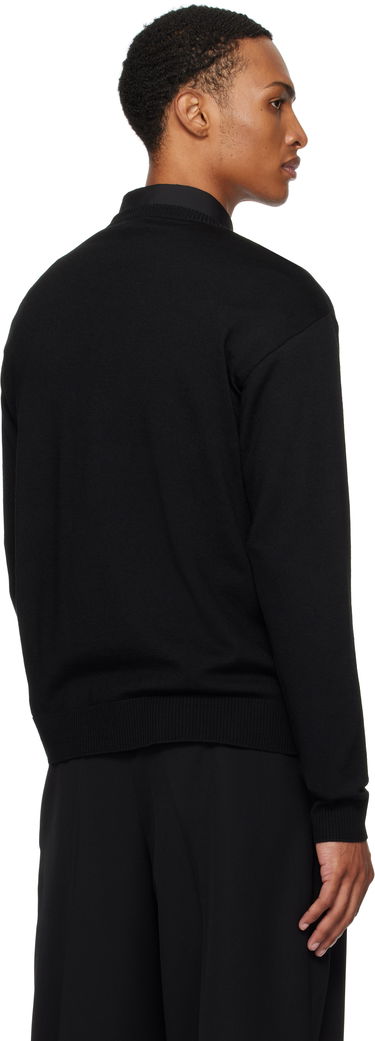 Sveter Moschino Moschino Teddy Intarsia Wool Sweater Čierna | 252ZZ092952002555, 2