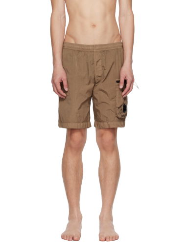 Plavky C.P. Company Pocket Swim Shorts Hnedá | 14CMBW215A-006369G