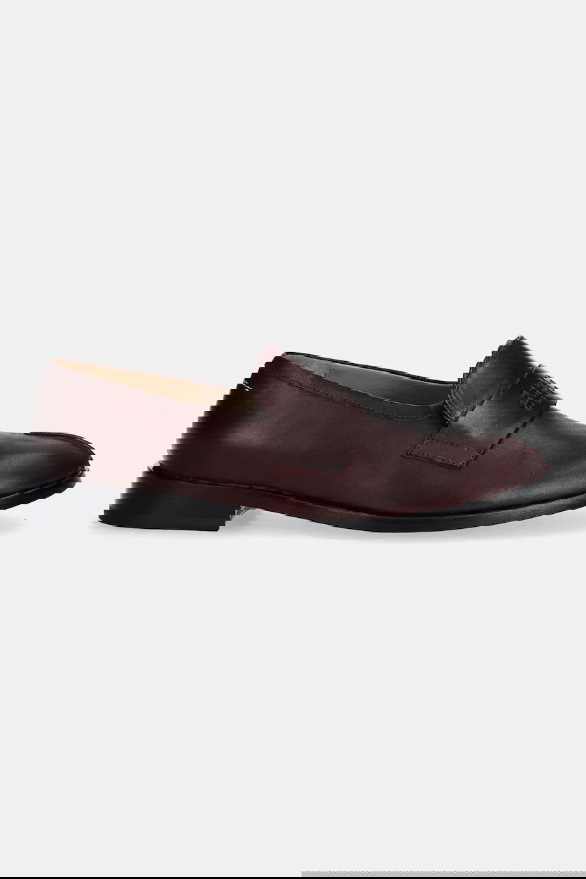 Tenisky a topánky Maison Margiela MM6 Maison Margiela Leather Loafers Vínová | S59WR0096.P5000.T2353, 0