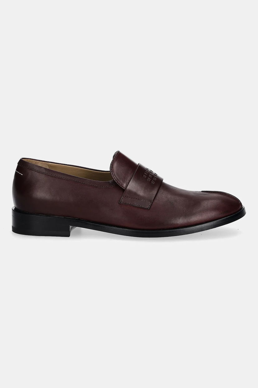 Tenisky a topánky Maison Margiela MM6 Maison Margiela Leather Loafers Vínová | S59WR0096.P5000.T2353