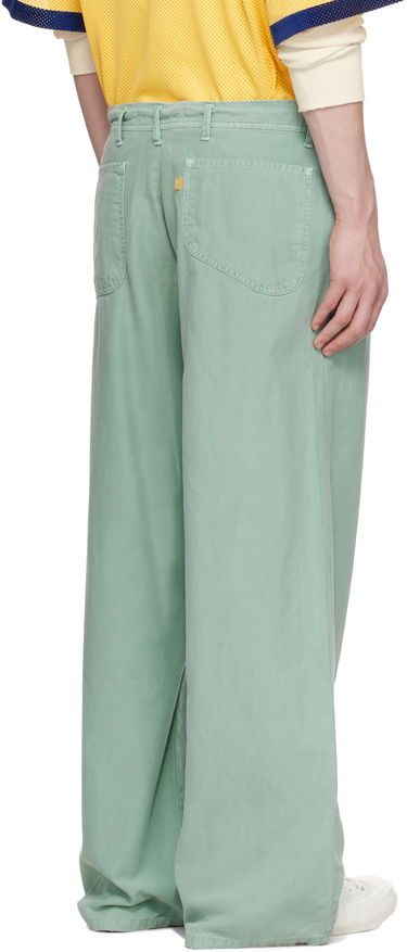 Cargo nohavice ERL ERL Distressed Chino Trousers Zelené | ERL10P005, 2