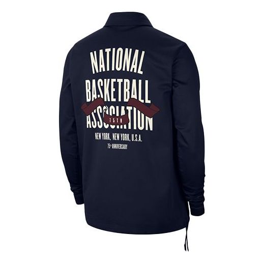 Bunda Nike NBA 75th Anniversary Coaches Jacket Navy | DB1233-419