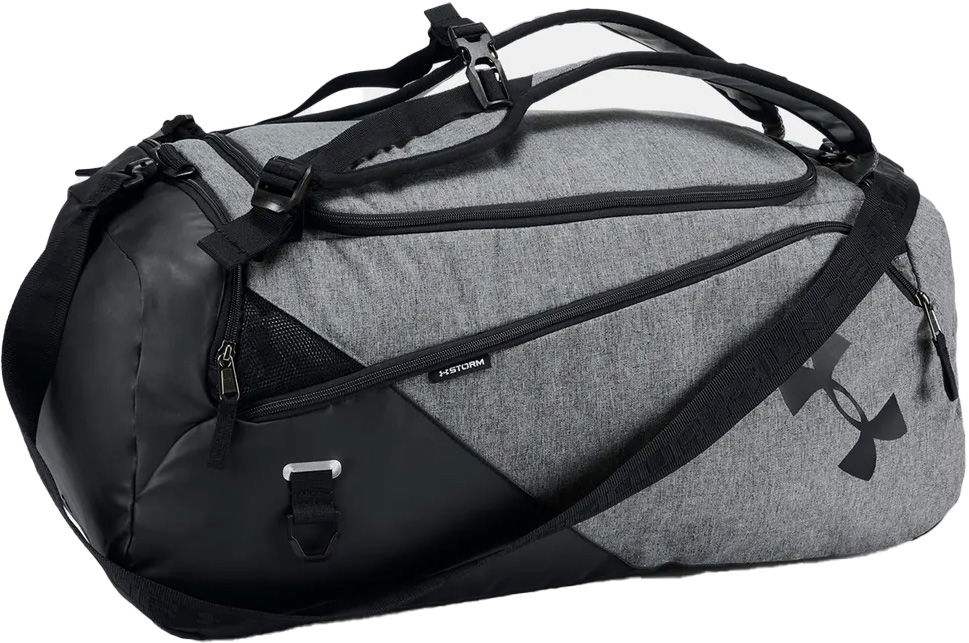 Batohy a tašky Under Armour UA Contain Duo SM BP Duffle-GRY Šedá | 1381920-025, 0