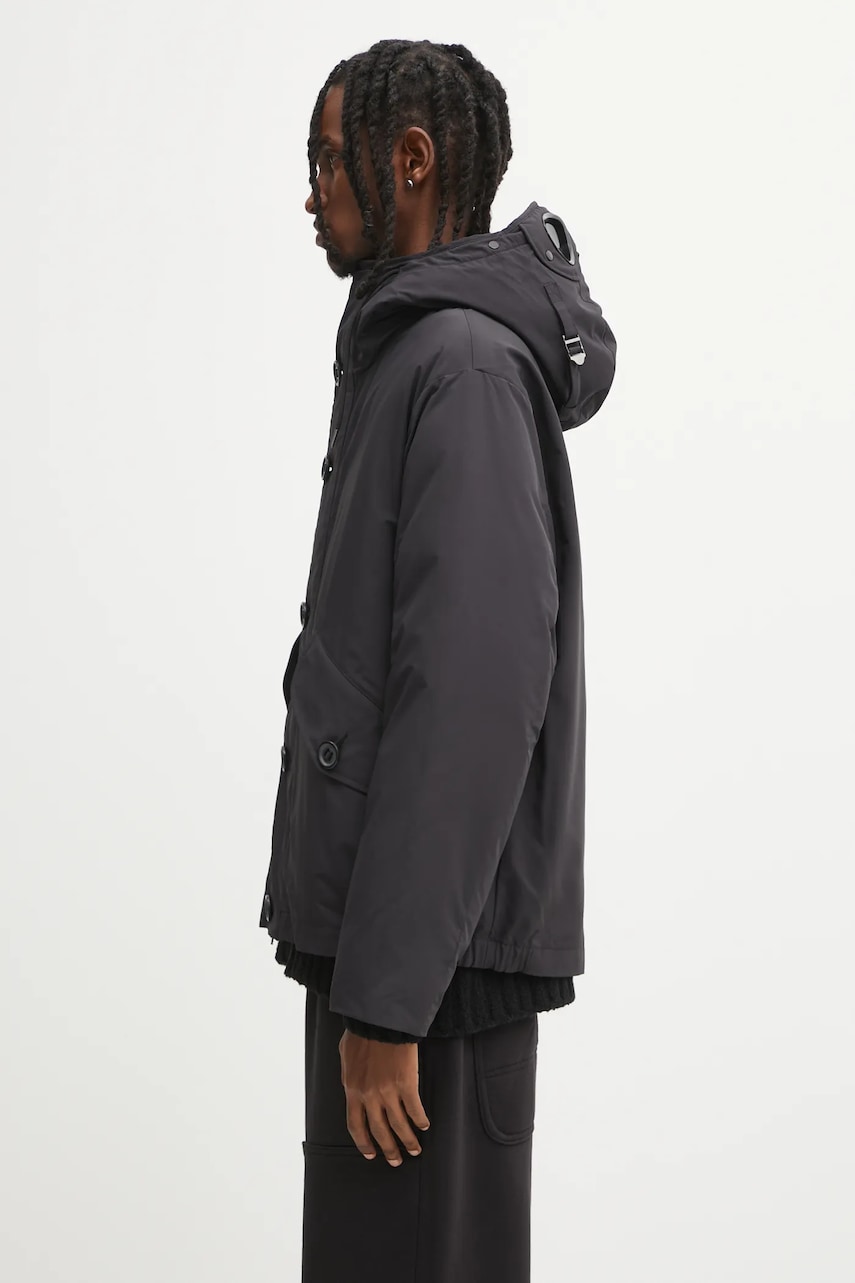 Prešívaná bunda C.P. Company Hooded Down Winter Jacket Čierna | 19CMOW197A110419A, 1