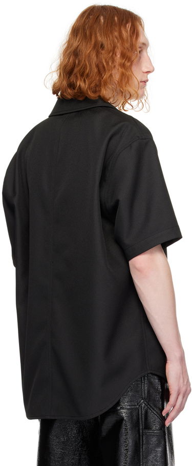 Košeľa Courrèges Short Sleeve Button-Up Shirt Čierna | 124CCH023PL0056, 2