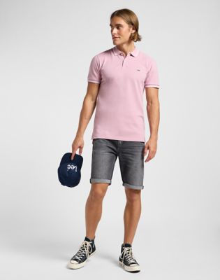 Polo tričko Lee Lee Pique Polo XXL Ružová | 112363856, 1
