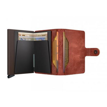 Peňaženka Secrid Vintage Leather Mini Wallet Oranžová | MV-Orange, 5