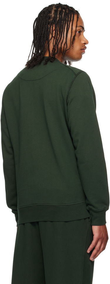 Mikina Stone Island Organic Cotton Fleece Sweatshirt Zelené | K2S15 6100060 S0051, 2