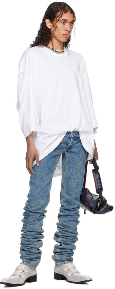 Tričko Jean Paul Gaultier Jean Paul Gaultier Shayne Oliver Edition Oversized T-Shirt Biela | 24/27-U-TS068B-J063-01, 4