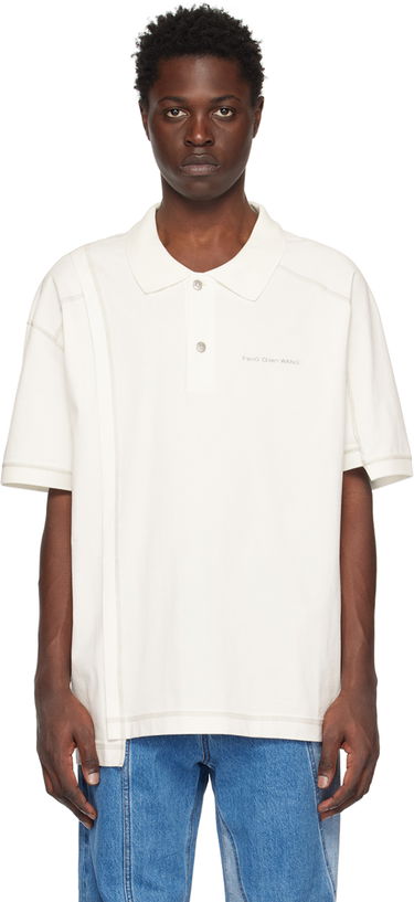 Polo tričko Feng Chen Wang Feng Chen Wang Embroidered Polo Biela | FUS15PL03, 0