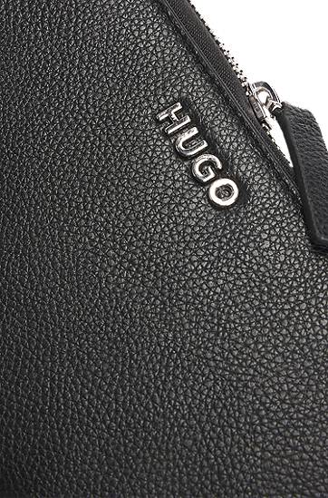 Peňaženka BOSS HUGO Embossed Faux-Leather Wallet Čierna | 50535935, 1