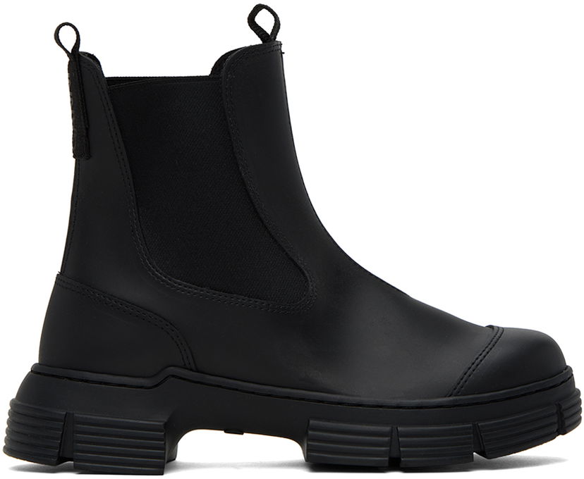 Tenisky a topánky GANNI GANNI City Chelsea Boots Čierna | S2174