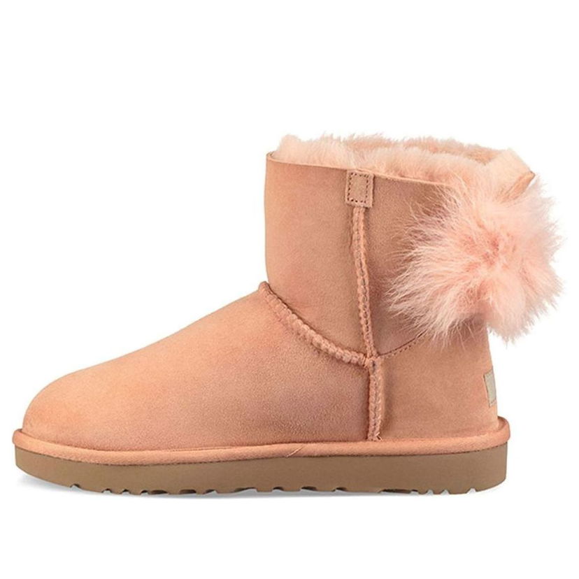 Tenisky a topánky UGG Fluff Bow Mini Fleece Lined Boots Ružová | 1094967-SNTN