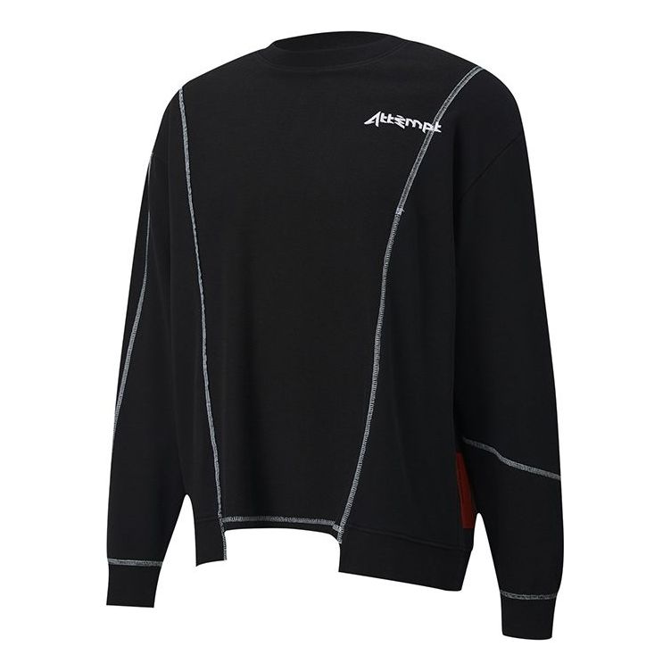 Sveter Puma PUMA x ATTEMPT Crossover Long Sleeve Sweatshirt Čierna | 598272-01