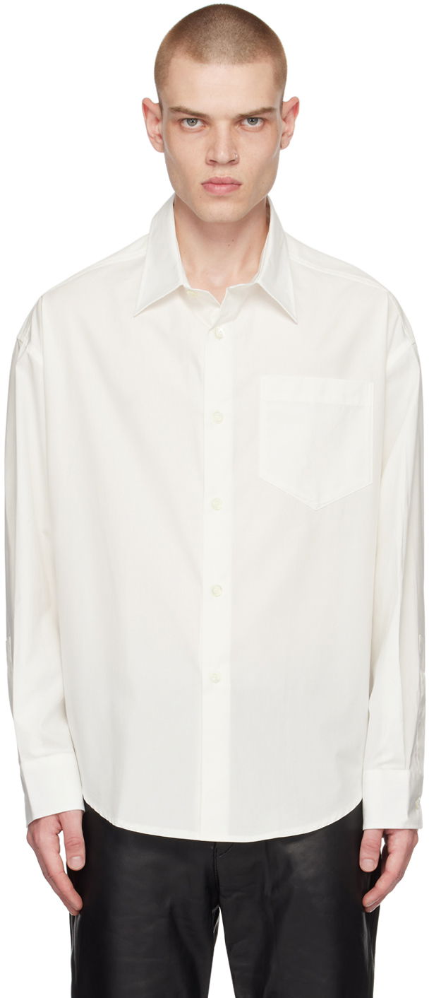 Košeľa AMI Button Shirt Biela | USH125.CO0014, 0