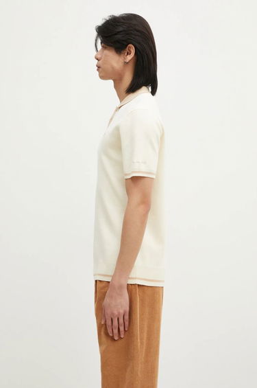 Polo tričko Filling Pieces Knit Polo Shirt Béžová | 80713666003, 1