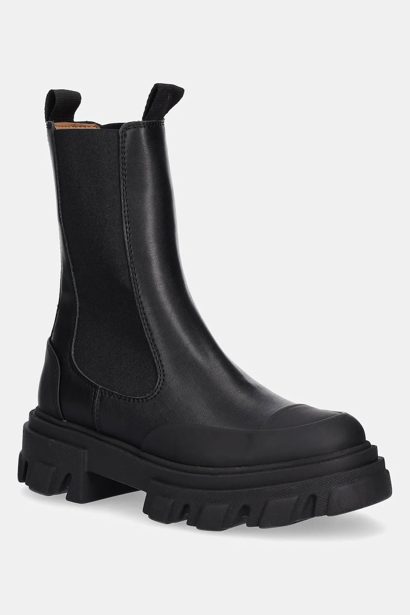 Tenisky a topánky GANNI GANNI Cleated Low Chelsea Boots Čierna | S3238