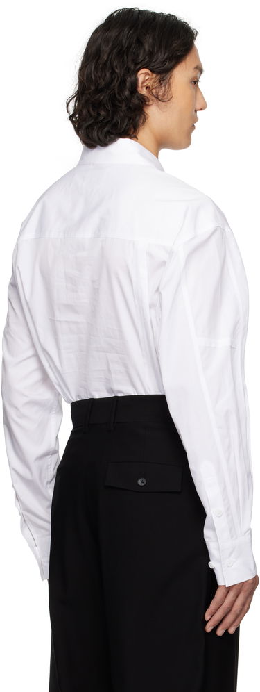 Košeľa Feng Chen Wang Feng Chen Wang Paneled Shirt Biela | FUS19SR21, 2