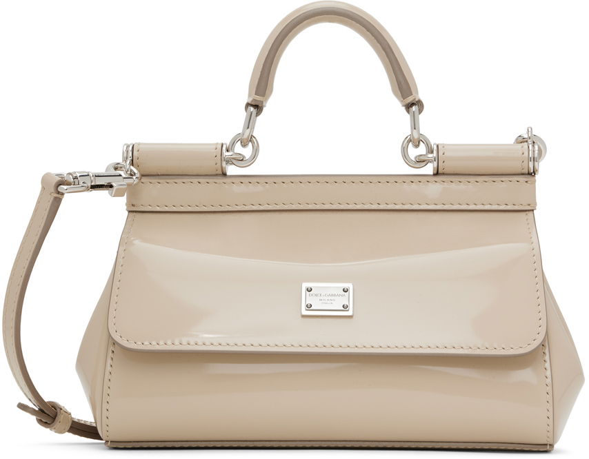 Kabelka Dolce & Gabbana Beige Kim Kardashian Edition Small Sicily Bag Béžová | BB7116 AI413, 0