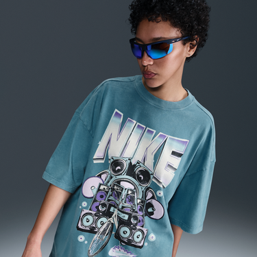 Tričko Nike Nike Sportswear Essential Loose Fit Short-Sleeve T-Shirt Zelené | HF9691-006, 4