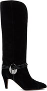Isabel Marant Lestany Suede Kitten Heel Boots