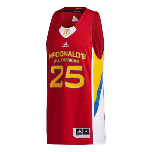 Dres adidas Originals D Rose McDonald's All American Swingman Jersey Červená | GI9422, 0