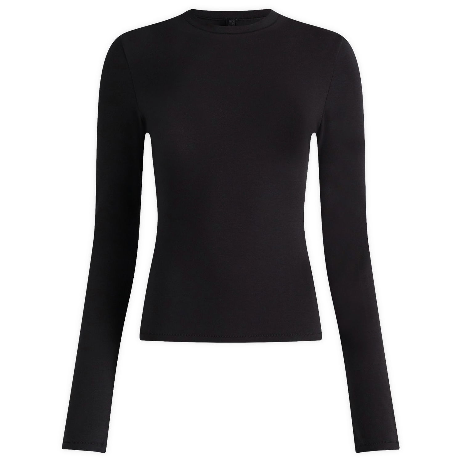 Tričko SKIMS Cotton Jersey Long Sleeve T-Shirt, Size Large | SKIMS Čierna | AP-TSH-0647-SOT, 1