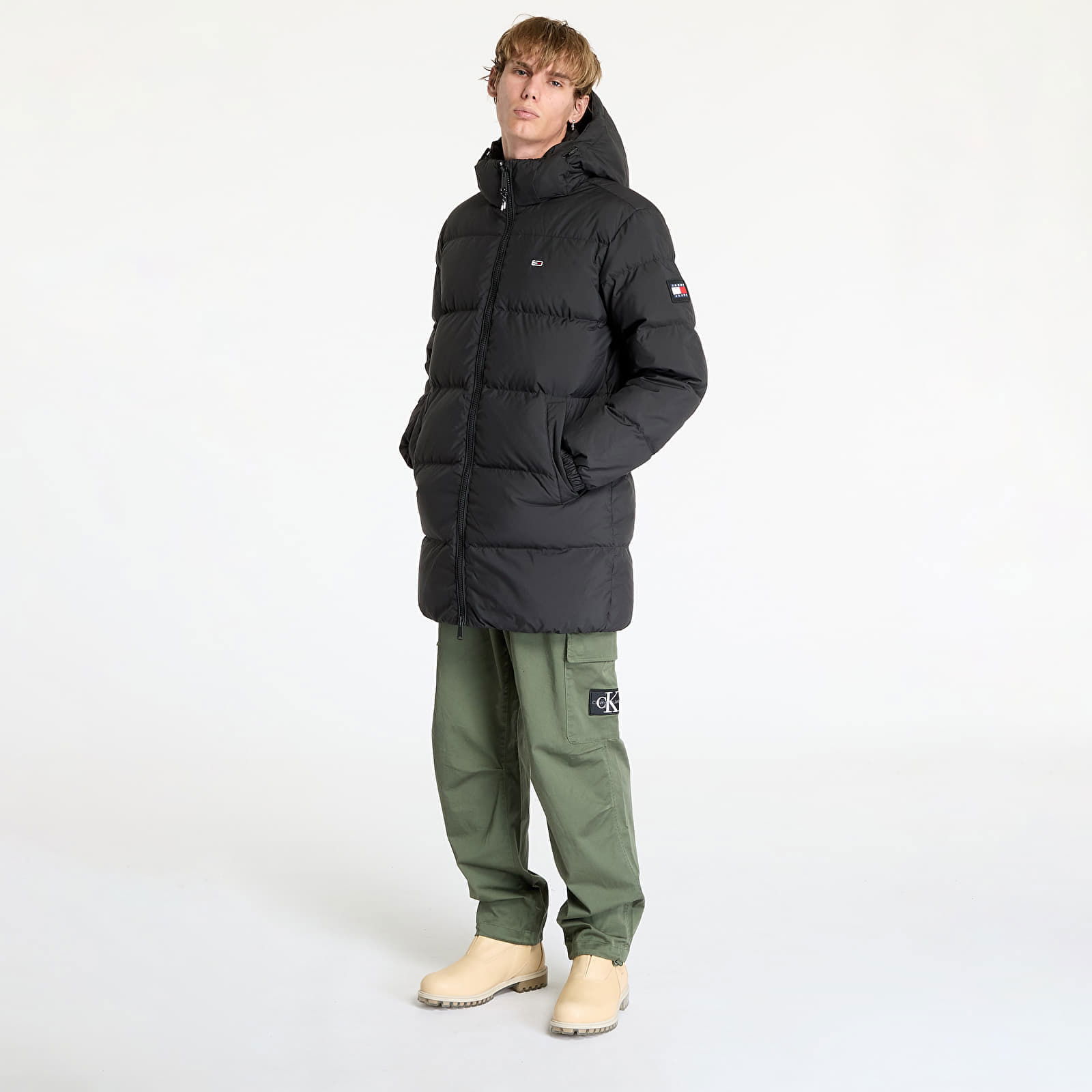 Essential Down Parka Jacket Black