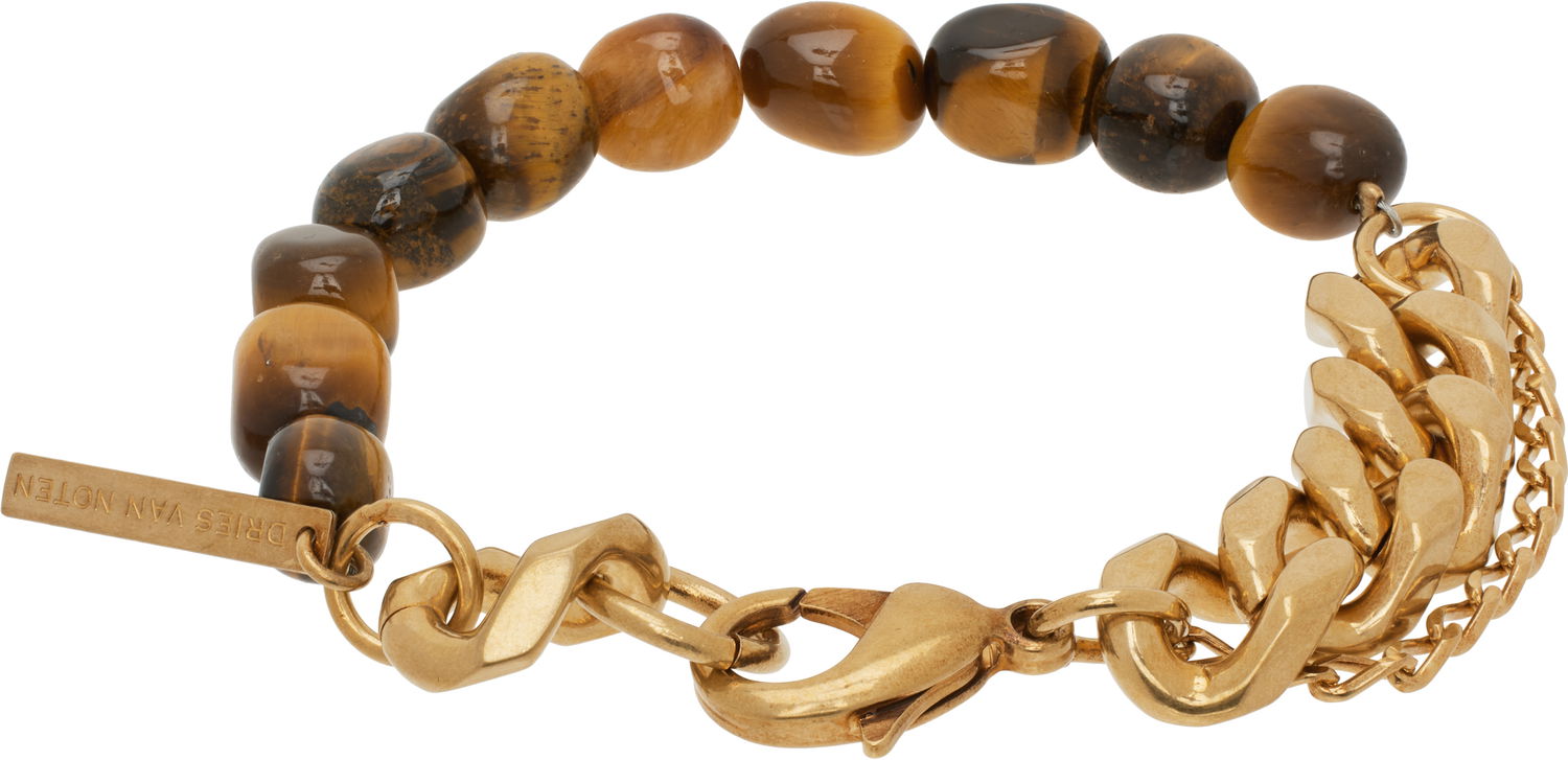 Náramok Dries Van Noten Dries Van Noten Stone Chain Bracelet Hnedá | 251-028201-092, 1
