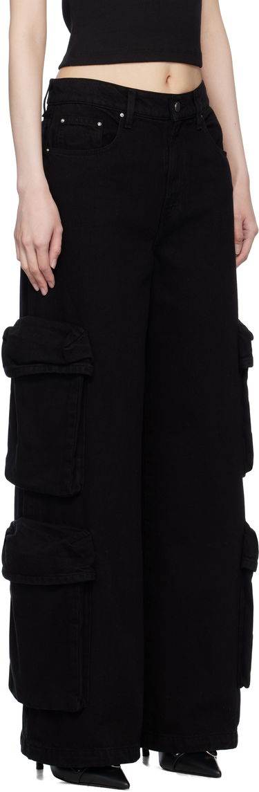 Cargo nohavice AMIRI AMIRI Baggy Denim Cargo Pants Čierna | AWDNCG1015, 1