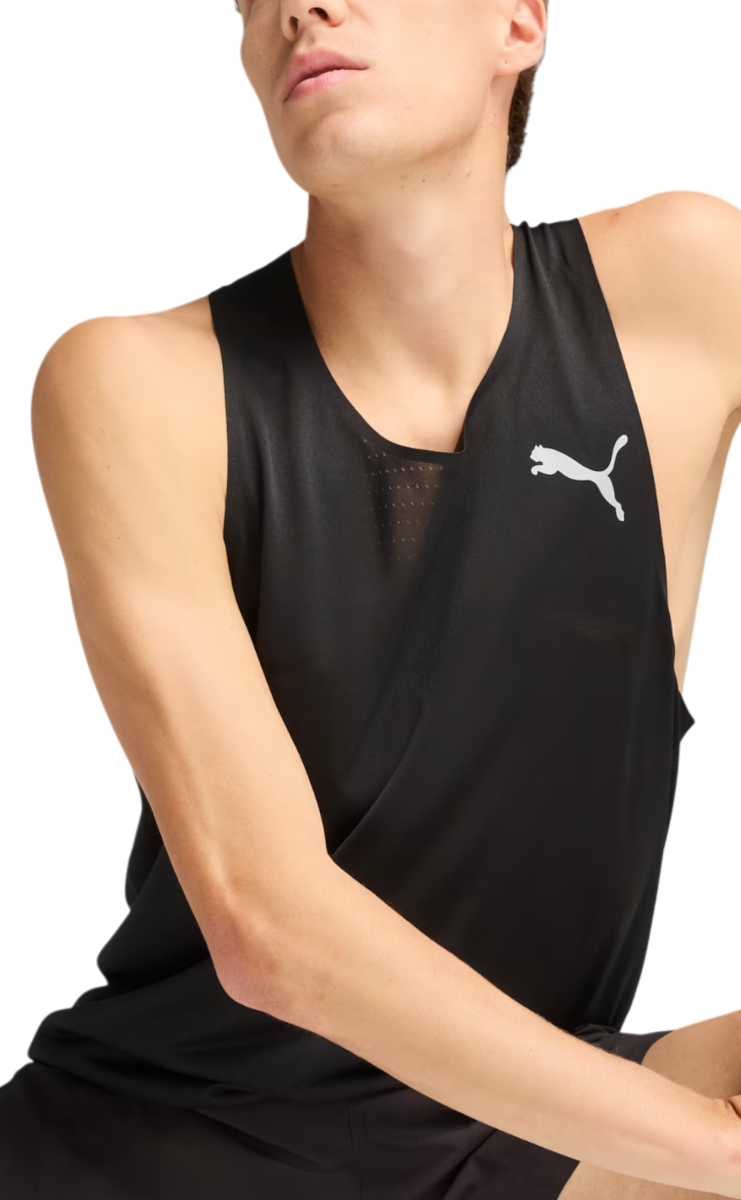 Tielko Puma Raceday Ultraspun Sleeveless Running Top Čierna | 526639-01
