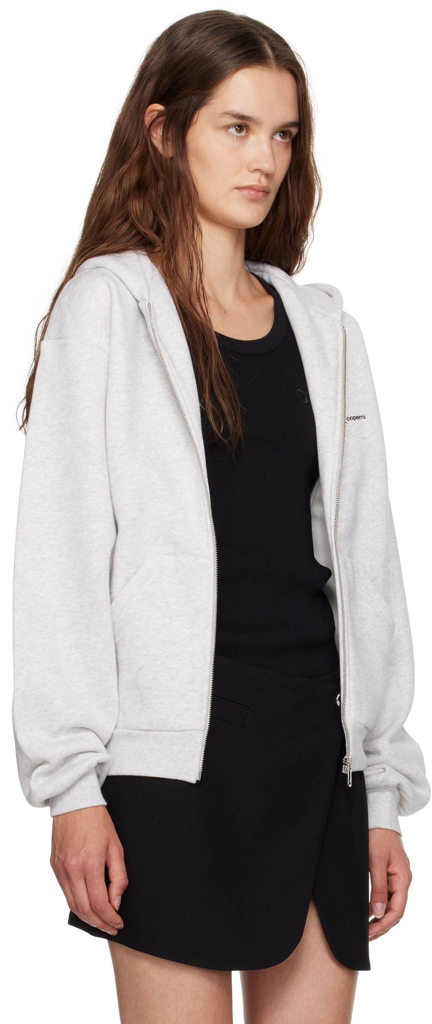 Mikina Coperni Disney Crown Zip Up Hoodie Šedá | DJS163F5035, 1