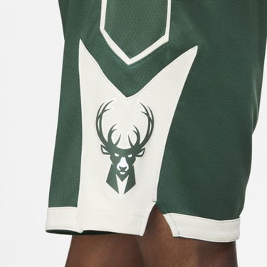 Šortky Nike Milwaukee Bucks Icon Edition NBA Swingman Shorts Zelené | AJ5623-323, 2